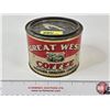 Image 1 : Great West Coffee Tin (Measures : 3-3/4"H x 5"Dia)