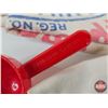 Image 4 : Vintage Group : - Measuring Scoops (2) (Metal) (Plastic) - Flour & Sugar Sacks : (8) - 2 Gallon Sout