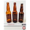 Image 3 : Vintage Beer Bottles w/Paper Labels (3) : - Lethbridge Beer - Rex Pilsner  - Black Pilsner (9"H)
