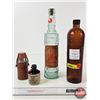 Image 1 : Variety of Alcohol Bottles : - Blair Distillery Whiskey Bottle - Erven Lucas Bottle - Mead Mini Ston