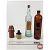 Image 6 : Variety of Alcohol Bottles : - Blair Distillery Whiskey Bottle - Erven Lucas Bottle - Mead Mini Ston