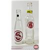 Image 1 : Sicks' Brewery Bottles (2) : ACL Labels  (Tallest Measures : 9-1/2"H)