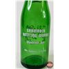 Image 4 : Western Dry Ginger Ale Bottle : Shamrock Bottling Works: Medicine Hat Green Bottle : ACL Label (Meas