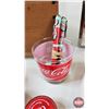 Image 6 : Coca-Cola Collector's Combo : - Collector Cans  - Shorts - Apron - Napkins - Glasses - Yo-yo's - Pap