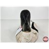 Image 12 : Wooden Duck Decoy (Consignor Tag - Working Whistler Drake Stamped JB 1940's)  (Measures : 6"H x 5-3/