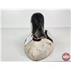 Image 9 : Wooden Duck Decoy (Consignor Tag - Working Whistler Drake Stamped JB 1940's)  (Measures : 6"H x 5-3/