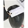 Image 11 : Wooden Duck Decoy (Consignor Tag - Working Blue Bill Drake 1940's)  (Measures : 7-1/4"H x 5-1/2"W x