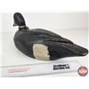 Image 3 : Wooden Duck Decoy (Consignor Tag - Working Blue Bill Drake 1940's)  (Measures : 7-1/4"H x 5-1/2"W x