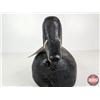 Image 9 : Wooden Duck Decoy (Consignor Tag - Working Blue Bill Drake 1940's)  (Measures : 7-1/4"H x 5-1/2"W x