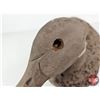 Image 10 : Wooden Duck Decoy (Consignor Tag - Working Mallard Drake Cork Body 1940's)  (Measures : 6"H x 7"W x