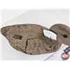 Image 7 : Wooden Duck Decoy (Consignor Tag - Working Mallard Drake Cork Body 1940's)  (Measures : 6"H x 7"W x