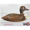 Image 5 : Wooden Duck Decoy (Consignor Tag - Working Blue Bill Early 1890's)  (Measures : 5-3/4"H x 5-1/4"W x 