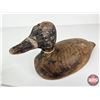 Image 7 : Wooden Duck Decoy (Consignor Tag - Working Blue Bill Early 1890's)  (Measures : 5-3/4"H x 5-1/4"W x 