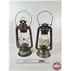 Image 1 : Beacon Barn Lanterns (2) :  - "Guaranteed Wind Proof" - "No.2 C.B. Mars Wells" : "Pat Feb 1912" (Bot