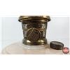 Image 4 : Aladdin Oil Lamp : Model B Burner : Alacite Insert Font (Total Height W/Chimney : 19"H)