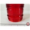 Image 2 : Pyrex Red Warning/Signal Light Lense (Measures : 7-1/4"H x 3-3/4"Dia)