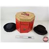 Image 1 : Ladies Hats (2) w/Biltmore Hat Box  (Box Measures : 12'H x 15"W x 13"D)
