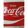 Image 3 : Single Sided Tin Enjoy Coca-Cola Sign (36"H x 60"W)