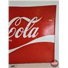 Image 4 : Single Sided Tin Enjoy Coca-Cola Sign (36"H x 60"W)