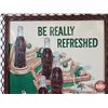 Image 2 : Coca-Cola Grocery Store Sign : Metal Framed : Cardboard Insert (1957) (Frame Measures : 30-3/4"H x 2