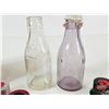 Image 2 : Vintage Group :  - Welch's Grape Bottle - Marsh's Nips Bottle - Bottle Lids; Spouts - 1978 K-Day Pi