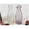 Image 4 : Vintage Group :  - Welch's Grape Bottle - Marsh's Nips Bottle - Bottle Lids; Spouts - 1978 K-Day Pi