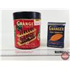 Image 2 : - Granger Pipe Tobacco Christmas Can (Cardboard)  - Granger Pipe Tobacco Package (Unopened) (Can Mea