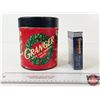 Image 3 : - Granger Pipe Tobacco Christmas Can (Cardboard)  - Granger Pipe Tobacco Package (Unopened) (Can Mea