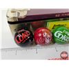 Image 2 : "Karel I" Cigar Tin w/Coca-Cola Collector Items : Key Chains ; Bottle Openers; Pocket Knife; Marbles