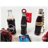 Image 5 : "Karel I" Cigar Tin w/Coca-Cola Collector Items : Key Chains ; Bottle Openers; Pocket Knife; Marbles