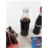 Image 6 : "Karel I" Cigar Tin w/Coca-Cola Collector Items : Key Chains ; Bottle Openers; Pocket Knife; Marbles