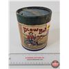 Image 1 : Plow Boy Tobacco Can (Cardboard) : "October 1944" (Measures : 6"H x 5"Dia)