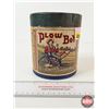 Image 2 : Plow Boy Tobacco Can (Cardboard) : "October 1944" (Measures : 6"H x 5"Dia)