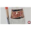 Image 6 : Vintage Pepsi-Cola Bottle w/Cap & Pepsi Straw : Paper Label (Bottle: 9-3/4"H)
