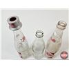 Image 15 : Vintage Pepsi-Cola Bottles (3) : w/Pop Shoppe Resealable Cap (Tallest Measures : 9"H)