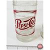 Image 5 : Vintage Pepsi-Cola Bottles (3) : w/Pop Shoppe Resealable Cap (Tallest Measures : 9"H)