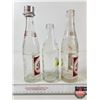 Image 8 : Vintage Pepsi-Cola Bottles (3) : w/Pop Shoppe Resealable Cap (Tallest Measures : 9"H)