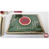 Image 2 : Vintage Lucky Strike Cigarettes Combo : - Unopened Pack - Cigarette Tins (2)  - Mini Ashtray