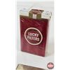 Image 8 : Vintage Lucky Strike Cigarettes Combo : - Unopened Pack - Cigarette Tins (2)  - Mini Ashtray