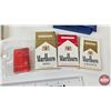 Image 3 : Vintage Smokers Combo : - Winchester Tin - Marlboro 6 Packs - Du Maurier Package - Du Maurier Matche