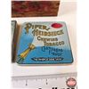Image 6 : Piper Heidsieck Chewing Tobacco Combo : - Tins (Empty) (2) - Tin (Full) (1) - Small Tobacco Plug Woo