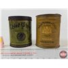 Image 2 : Cigarette Tins (2) :  - Philip Morris English Blend  - Virginia Chief Whip (Paper Label) (Both : 3-1