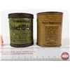 Image 4 : Cigarette Tins (2) :  - Philip Morris English Blend  - Virginia Chief Whip (Paper Label) (Both : 3-1