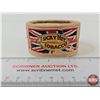 Image 5 : Lucky Hit Tobacco Can (Cardboard) : (Measures : 1-3/4"H x 3-1/4"Dia)