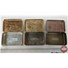 Image 4 : Edgeworth Plug Slice Tobacco Tins (3) (Measure : 1"H x 3-1/4"W x 2-1/4"D)