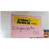 Image 6 : Edgeworth Plug Slice Tobacco Tins (3) (Measure : 1"H x 3-1/4"W x 2-1/4"D)