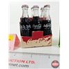 Image 5 : Miniature Coke & Sprite Bottles : - Coke Bottles (6) : In Cardboard Carrier : Bottles Depict Differe