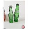Image 8 : Miniature Coke & Sprite Bottles : - Coke Bottles (6) : In Cardboard Carrier : Bottles Depict Differe