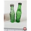 Image 9 : Miniature Coke & Sprite Bottles : - Coke Bottles (6) : In Cardboard Carrier : Bottles Depict Differe