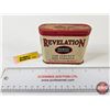 Image 1 : Revelation Pipe Tobacco Pocket Tin : (Seal Indicates Supplied for Armed Forces Use) (Measures : 3"H 